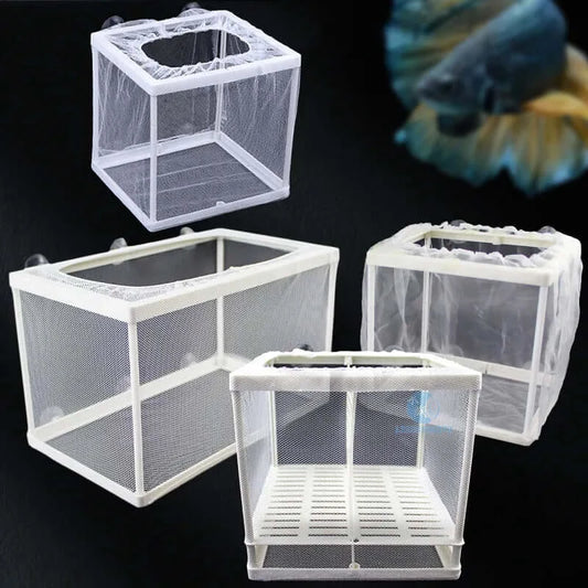 Aquarium Fish Breeding Isolation Mesh Box Net