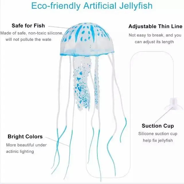 Glowing Effect Artificial Jellyfish