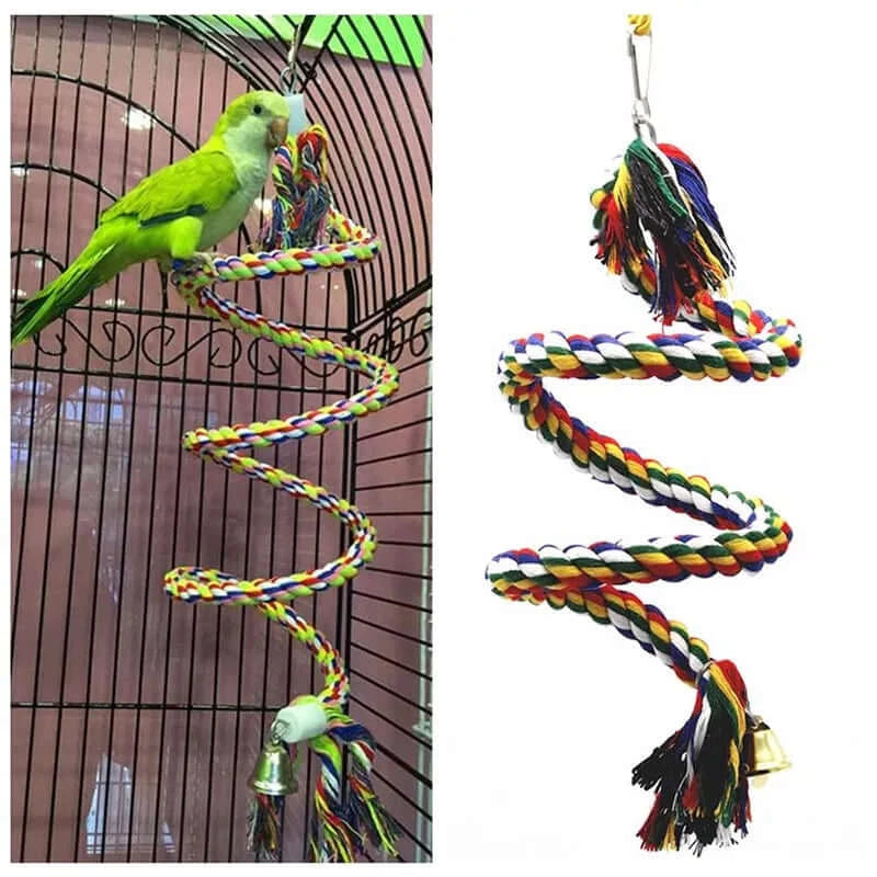 Kevin Colorful Spiral Cotton Rope Toy