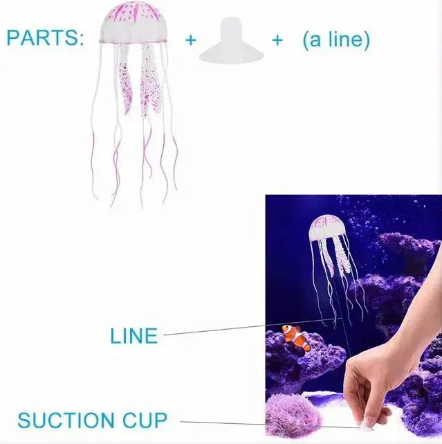 Glowing Effect Artificial Jellyfish