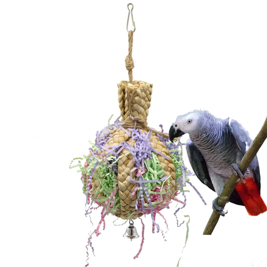 Frodo Chewing Toy with Bell Parrots Toys