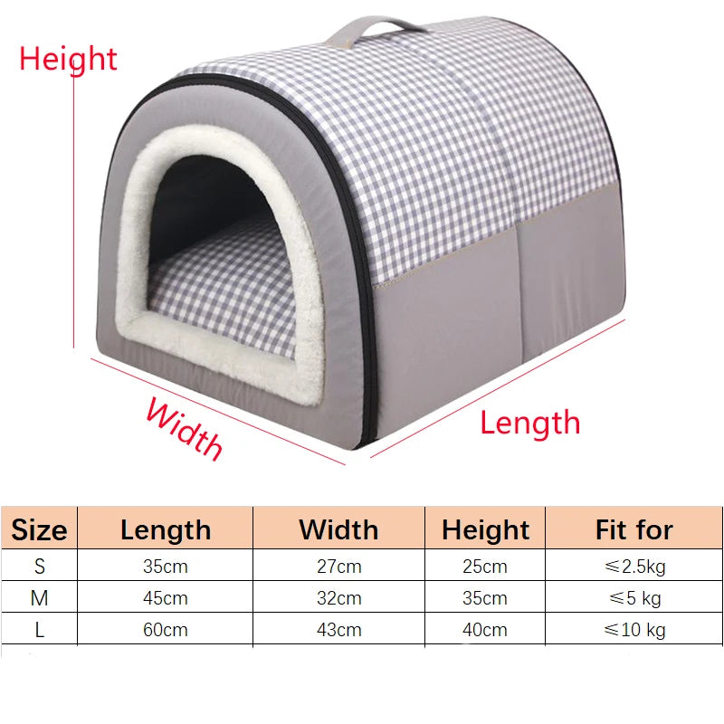 Pet Dog House Soft Cozy